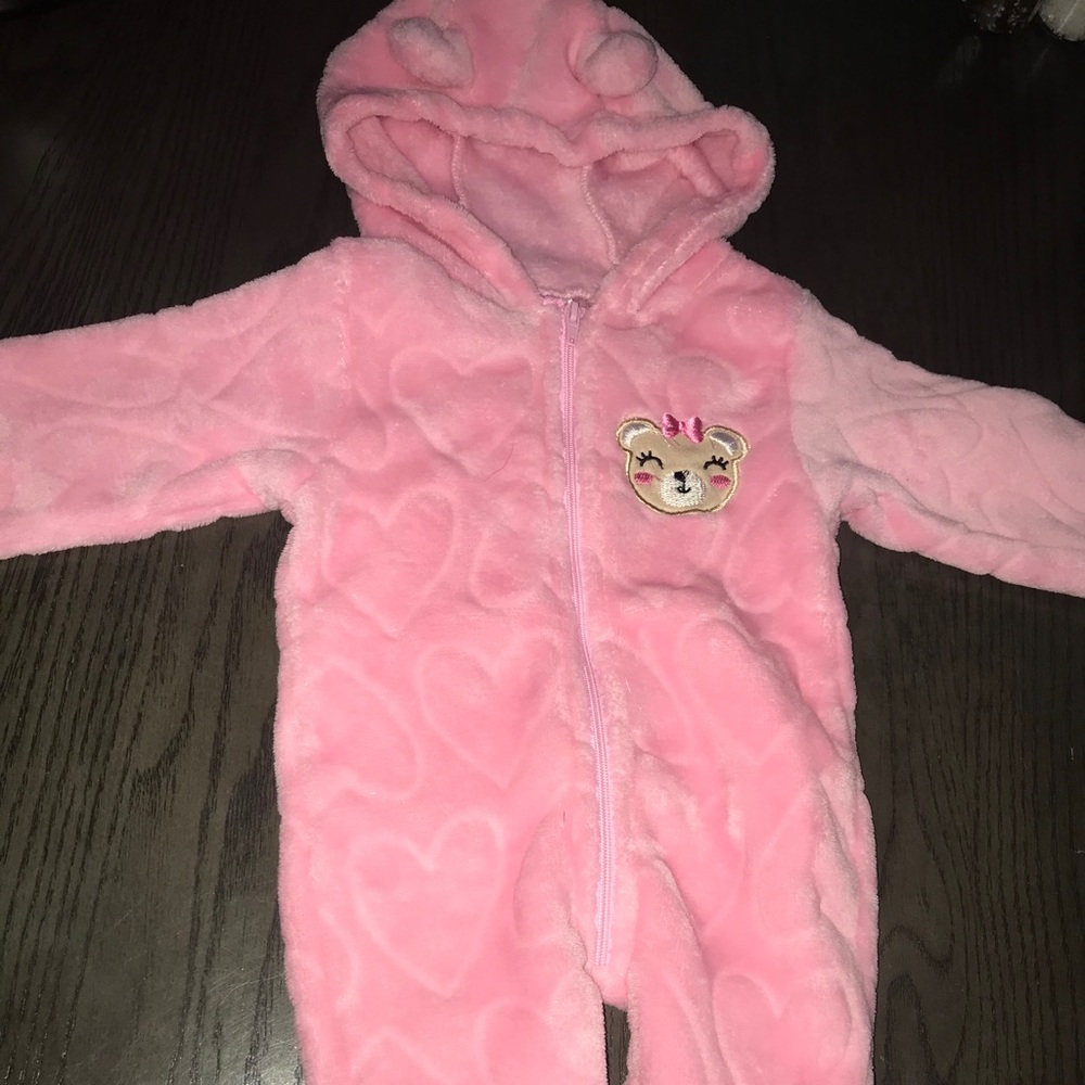 Baby girls warm sleeper